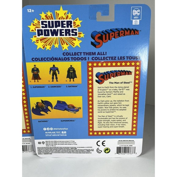 Superman McFarlane Toys DC Super Powers Action Figure 2022 - Picture 3 of 10